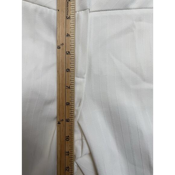 IZ Byer California Women's Ivory Pants Sz 9 Wide Leg Flat Front Career Office - Picture 9 of 16